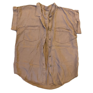 Altar'd State Casual Button Dusty Rose Shirt